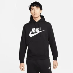 Nike Men's Sportswear Club Fleece Graphic Pullover Hoodie