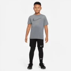 Nike Junior Boys' [8-20] Pro Dri-FIT Tight -Nike Sales Store 9010013 BlackWhite 4