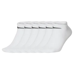 Nike Men's Everyday Lightweight Training No-Show Sock (6 Pack) -Nike Sales Store 9010023 WhiteBlack 2