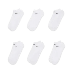 Nike Men's Everyday Lightweight Training No-Show Sock (6 Pack) -Nike Sales Store 9010023 WhiteBlack 3