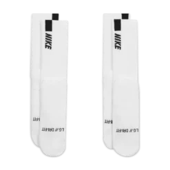 Nike Men's Multiplier Crew Sock (2 Pack) -Nike Sales Store 9010025 WhiteBlack 3
