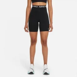 Nike Women's Pro 365 High Waist 7" Short 8 Nike Women's Pro 365 High Waist 7" Short -Nike Sales Store 9010029 BlackWhite 2