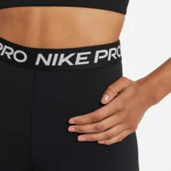 Nike Women's Pro 365 High Waist 7" Short 9 Nike Women's Pro 365 High Waist 7" Short -Nike Sales Store 9010029 BlackWhite 3
