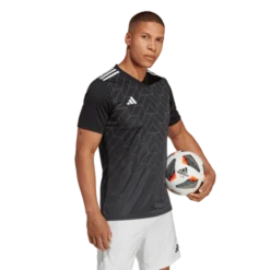 ADIDAS Men's Team Icon 23 Soccer Jersey -Nike Sales Store 9010139 Black 2