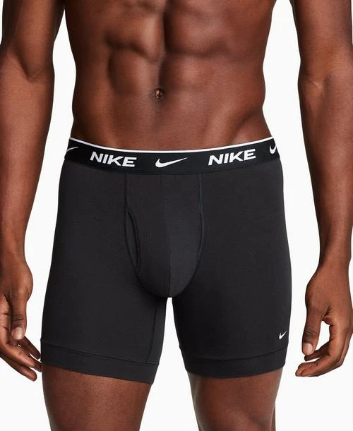 Nike Men's Everyday Cotton Stretch Boxer Brief 3Pk Fly 2 Nike Men's Everyday Cotton Stretch Boxer Brief 3Pk Fly - Image 2