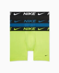 Nike Men's Dri-Fit Essential Micro Adv Boxer Brief 3Pk -Nike Sales Store 9010613 Volt 4