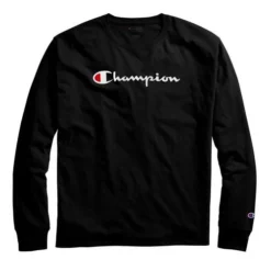 Champion Men's Classic Graphic Long Sleeve Tee