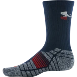Under Armour Men's Elevated Novelty Crew Socks -Nike Sales Store 9010653 WhiteNavy 2