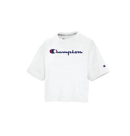 Champion Women's Cropped Graphic Tee 1 Champion Women's Cropped Graphic Tee