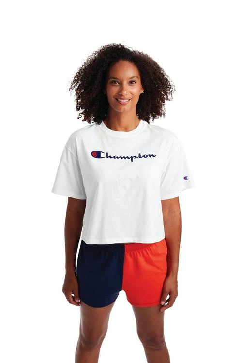 Champion Women's Cropped Graphic Tee 3 Champion Women's Cropped Graphic Tee - Image 3