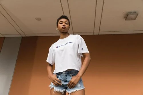 Champion Women's Cropped Graphic Tee 5 Champion Women's Cropped Graphic Tee - Image 5