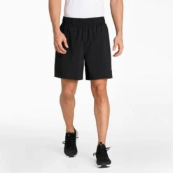 Puma Men's Favorite 2-in-1 Running Shorts -Nike Sales Store 9010694 Black 2