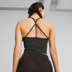 Puma Women's Studio Ultrabare Crop Top -Nike Sales Store 9010703 Black 3