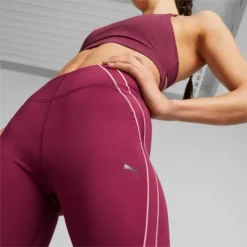 Puma Women's Studio Ultrabare High Waist 7/8 Trend Tight -Nike Sales Store 9010704 Burgundy 3