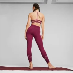 Puma Women's Studio Ultrabare High Waist 7/8 Trend Tight -Nike Sales Store 9010704 Burgundy 5