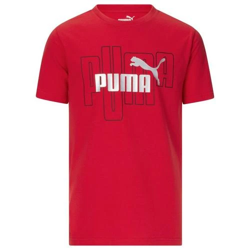 Puma Boys Logo Lab Pack Jersey SS Graphic Tee 1 Puma Boys Logo Lab Pack Jersey SS Graphic Tee
