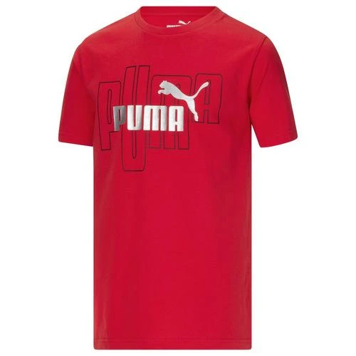 Puma Boys Logo Lab Pack Jersey SS Graphic Tee 3 Puma Boys Logo Lab Pack Jersey SS Graphic Tee - Image 3