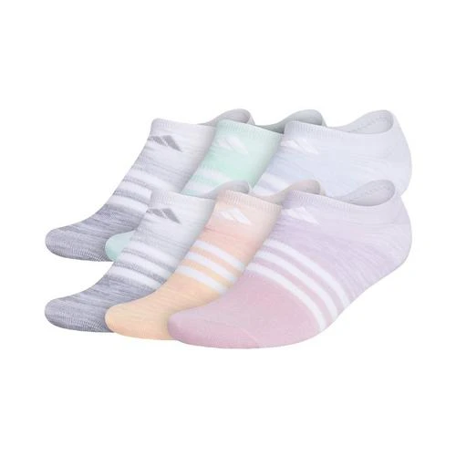 ADIDAS Women’s Superlite Multi Space Dye No Show Socks, 6-Pack 1 ADIDAS Women’s Superlite Multi Space Dye No Show Socks, 6-Pack