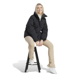 ADIDAS Women's Big Baffle Jacket -Nike Sales Store 9010752 Black 5