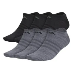 ADIDAS Men’s Superlite II No-Show Socks, 6 Pack