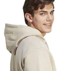ADIDAS Men's All SZN Fleece Hoodie -Nike Sales Store 9010775 Tan 5