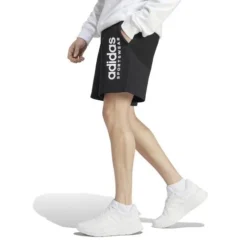 ADIDAS Men's All Season Fleece Graphic Shorts -Nike Sales Store 9010779 Black 3