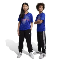 ADIDAS Boys' 3 Stripe Woven Tracksuit Pant -Nike Sales Store 9010802 BlackWhite 5