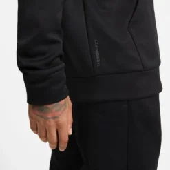 Nike Men's Therma-FIT Hooded Fitness Pullover -Nike Sales Store 9010842 BlackBlackWhite 2