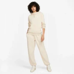 Nike Women's Sportswear Club Fleece Oversized Jogger -Nike Sales Store 9010843 SanddriftWhite 3
