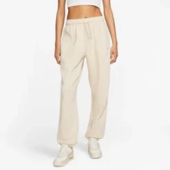 Nike Women's Sportswear Club Fleece Oversized Jogger -Nike Sales Store 9010843 SanddriftWhite 4