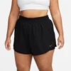 Nike Women's One Dri-Fit High-Rise 3" 2-in-1 Short, Plus Size