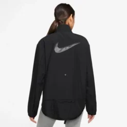 Nike Women's Dri-Fit Waterproof Swoosh Jacket -Nike Sales Store 9010904 BlackCoolGrey 5