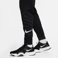 Nike Men's Therma-Fit Tapered Pants -Nike Sales Store 9010922 BlackWhite 3