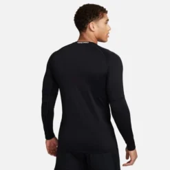 Nike Men's PRO Dri-FIT Slim Long Sleeve -Nike Sales Store 9010935 BlackWhite 5