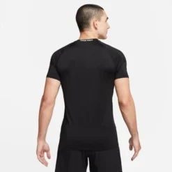 Nike Men's PRO Dri-Fit Slim Short Sleeve 7 Nike Men's PRO Dri-Fit Slim Short Sleeve -Nike Sales Store 9010936 BlackWhite 2