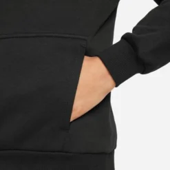 Nike Boys Sportswear Club Fleece Hoodie -Nike Sales Store 9010961 BlackWhite 3