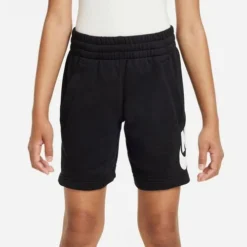 Nike Boys Sportswear Club French Terry Short -Nike Sales Store 9010962 BlackWhite 2