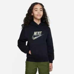 Nike Boys Club Fleece Graphic Hoodie