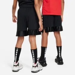 Nike Boys Dri-Fit Elite 23 Stripe Basketball Short -Nike Sales Store 9010970 BlackWhite 4