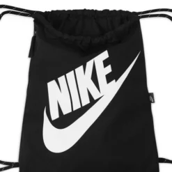 Nike Heritage Drawstring Bag (13L) -Nike Sales Store 9010989 BlackWhite 3