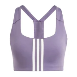 ADIDAS Women's Powerimpact Train Medium-Support 3Stripes Bra