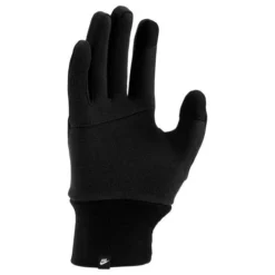 Nike Women's Sportswear Club Fleece Gloves -Nike Sales Store 9011162 BlackWhite 2