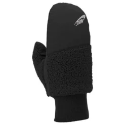 Nike Women's Sportswear Sherpa Mittens -Nike Sales Store 9011163 BlackDarkSmokeGrey 2