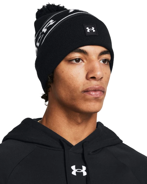 Under Armour Men's Halftime Pom Beanie 2 Under Armour Men's Halftime Pom Beanie - Image 2