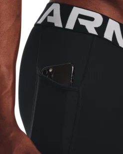 Under Armour Men's ColdGear Armour Leggings -Nike Sales Store 9011320 BlackWhite 2