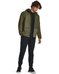 Under Armour Men's Stretch Woven Cold Weather Joggers -Nike Sales Store 9011326 BlackPitchGrey 2