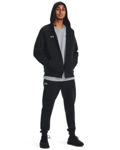 Under Armour Men's Rival Fleece Full Zip Hoodie 8 Under Armour Men's Rival Fleece Full Zip Hoodie -Nike Sales Store 9011330 BlackWhite 2