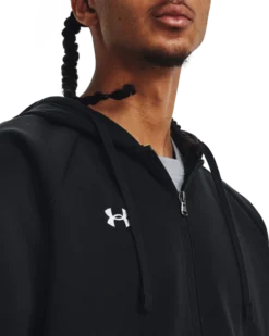 Under Armour Men's Rival Fleece Full Zip Hoodie 9 Under Armour Men's Rival Fleece Full Zip Hoodie -Nike Sales Store 9011330 BlackWhite 3