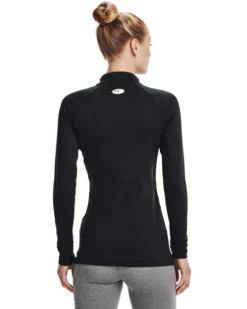 Under Armour Women' S ColdGear Authentics Mockneck 10 Under Armour Women' S ColdGear Authentics Mockneck -Nike Sales Store 9011339 BlackWhite 4