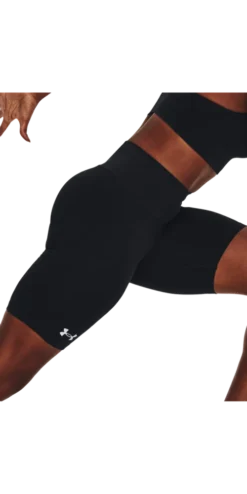 Under Armour Women's Train Seamless Shorts -Nike Sales Store 9011347 BlackWhite 4